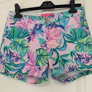 Lilly Pulitzer Mermaid In The Shade Shorts Size 0